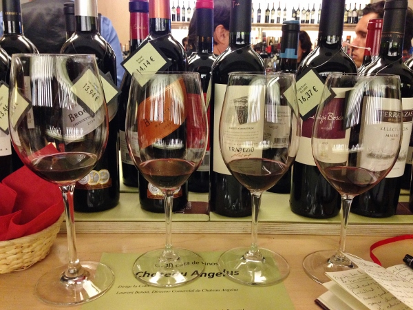 Château_Angelus_Enoteca_Barolo_cuatro_vinos